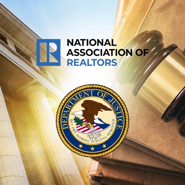 National Association of Realtors logo and the U.S. Department of Justice seal