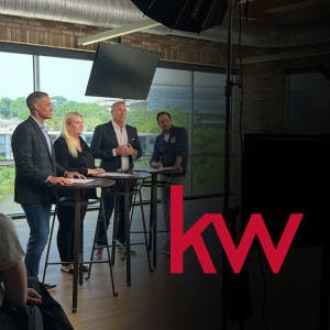 Keller Williams executives speak at a virtual town hall for KW agents