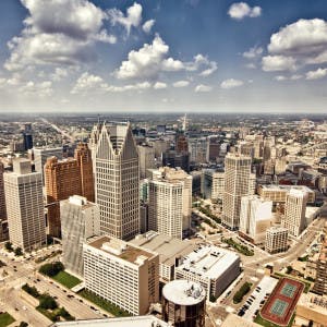 Detroit, Michigan skyline