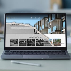 The Bing.com/homes landing page