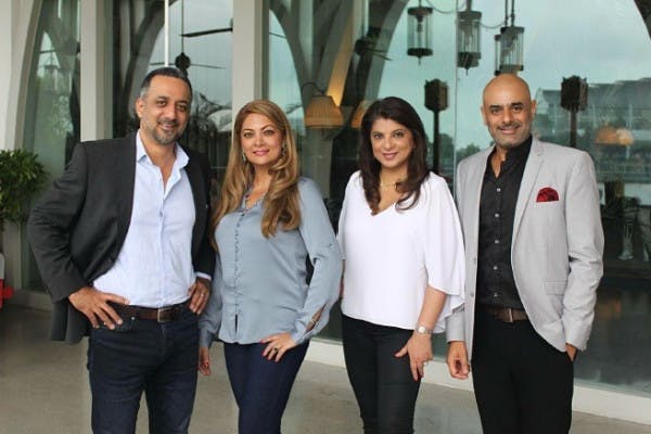 From left: Himmat Singh, Rohini Singh, Dipika Bedi, Harmeet Bedi; CIRE Singapore.