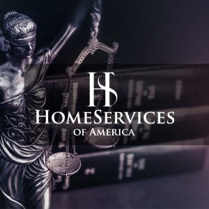 HomeServices of America logo and the scales of justice